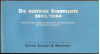 Die Deutsche Schiffsliste 2003-4 (1 St.) Eckardt & Messtorff